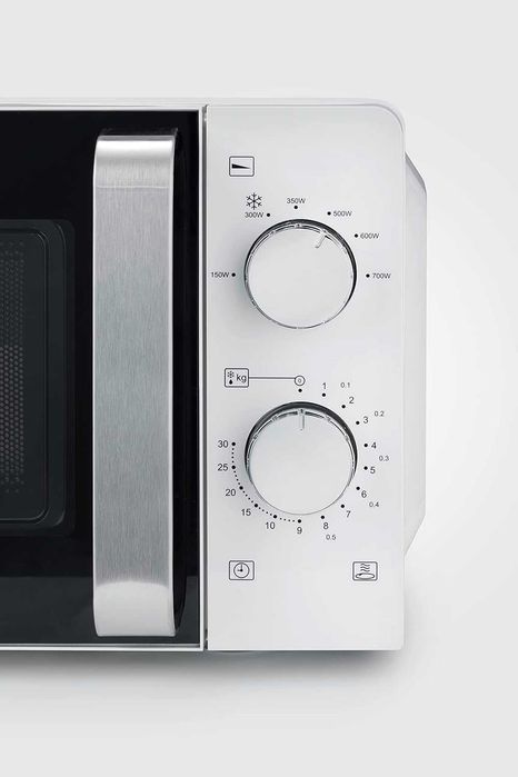 SEVERIN MW 7885 Solo, за размразяване и затопляне, микровълнова фурна с въртяща се поставка за равномерно разпределение на топлината, 17 л