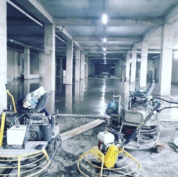 Промышленные топинговые полы стяжка