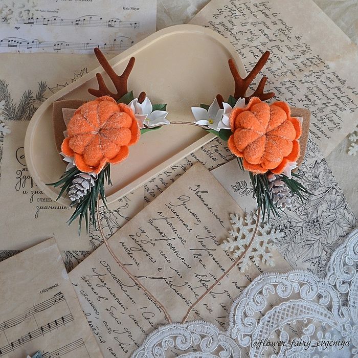 Ободок оленя конфетки