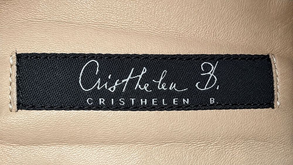 Botine Cristhelen B. by Musette, negre, piele întoarsă și piele