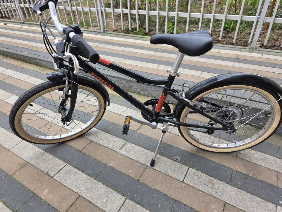 Bicicletă  Riverside 20 inch 500 Negru  Decathlon