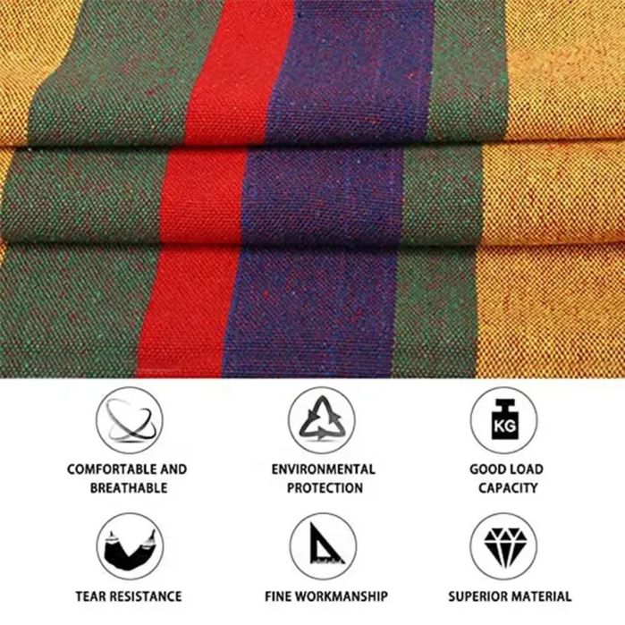 Гамак для отдыха качели беланчак для кемпинга одноместный, двухместный