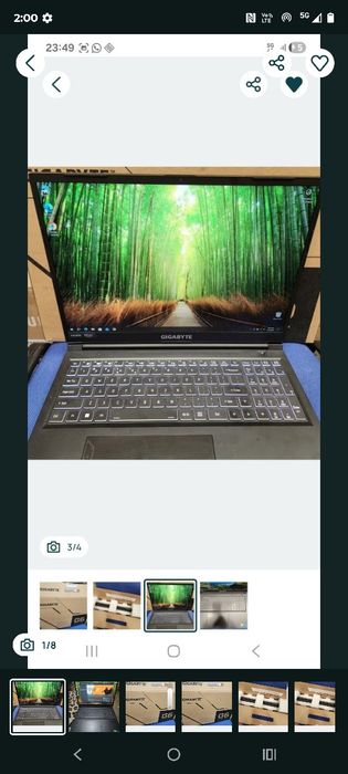 Vând sau schimb laptop gigabyte g6 ultra gaming