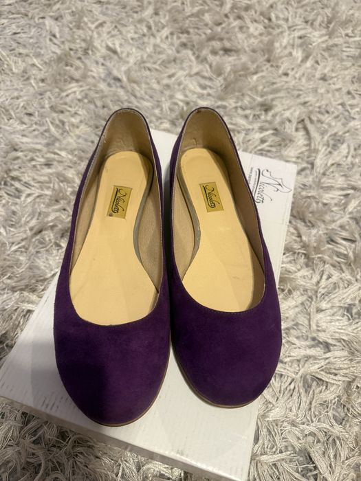 Balerini piele intoarsa-mov-37