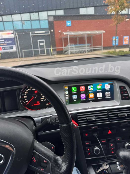 Audi A6 C6 – 8.8” Android 15 Мултимедия CarPlay А6 Навигация Андроид