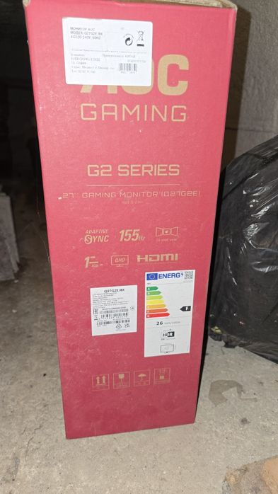 Геймърски монитор АОС Q27G2E 27" QHD 155Hz + ГАРАНЦИЯ