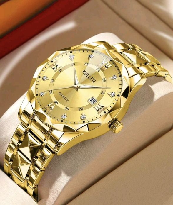 Различни модели мъжки календарни светещи кварцови часовници