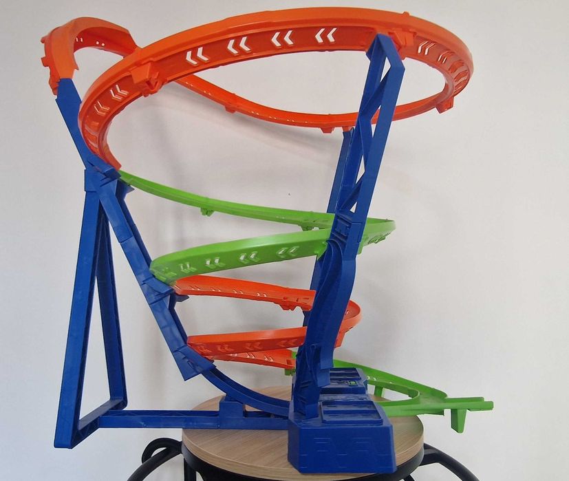 Детска писта Mattel Hot Wheels Spiral Speed Crash – без кола