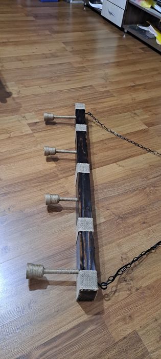 Aplica,lustra rustica din lemn