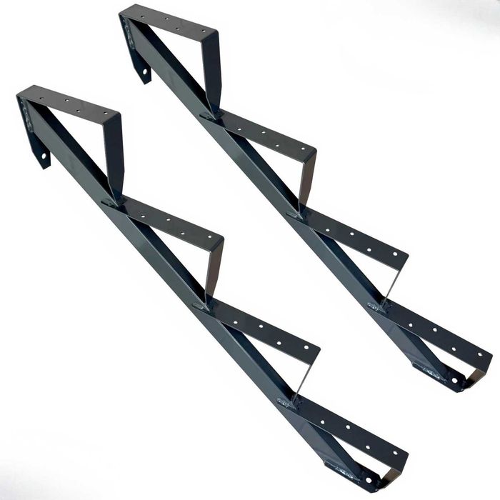 Метални носачи за стълби комплект (2 бр.) 2–6 стъпала | Стандарт и Премиум