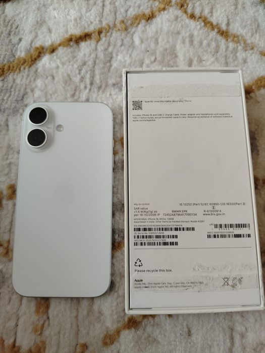 Iphone 16 128gb white