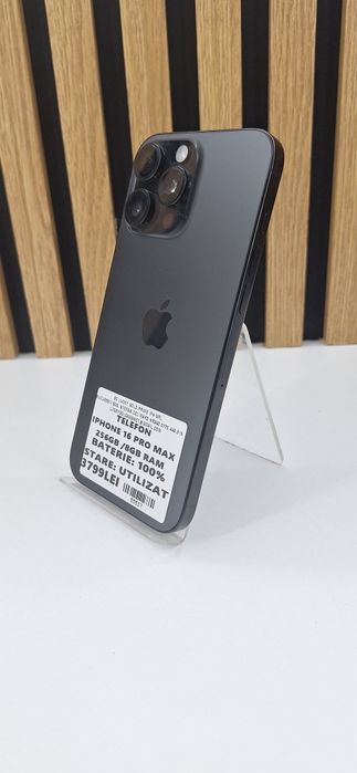 IPhone 16 Pro Max 256Gb 100% Baterie Garantie/Factura #55537