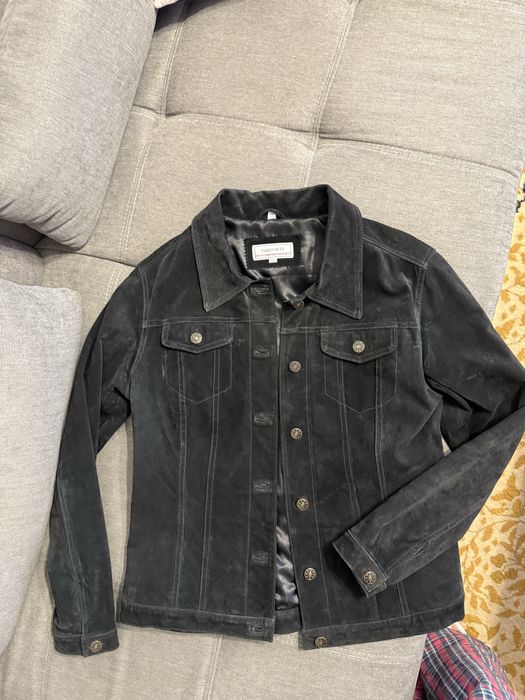 Geaca piele intoarsa dama