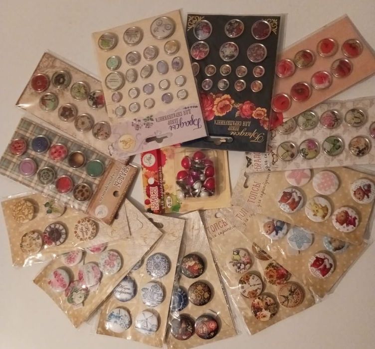 Набор брадсов и топсов для скрапбукинга