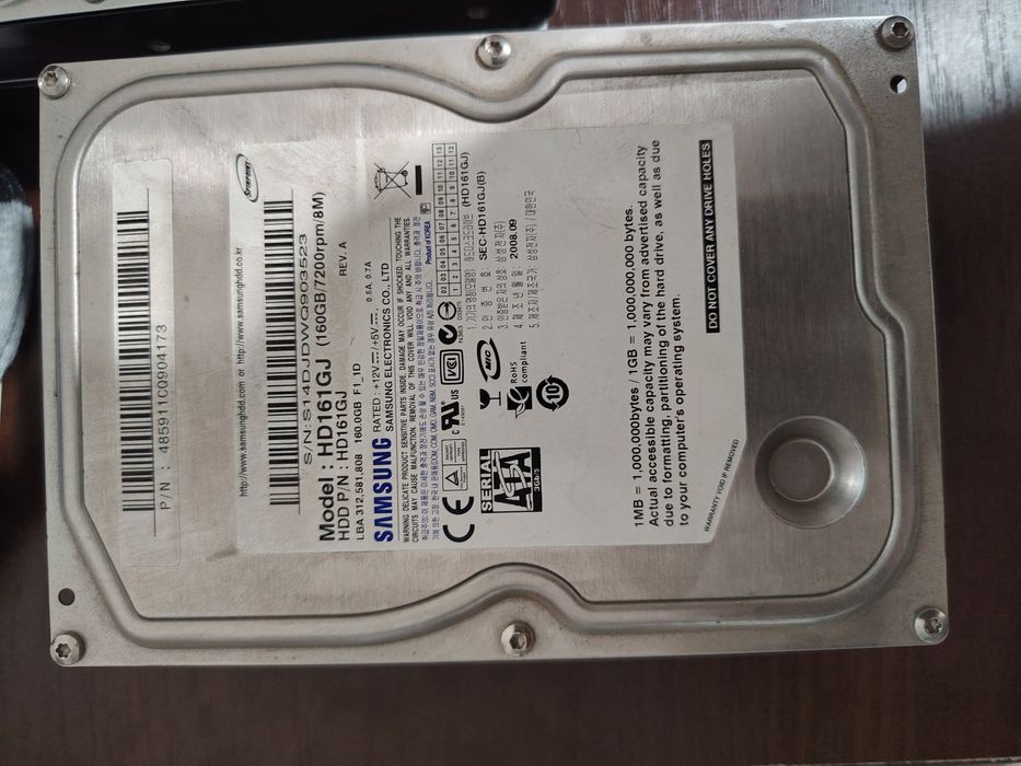 Жесткий диски 160Gb