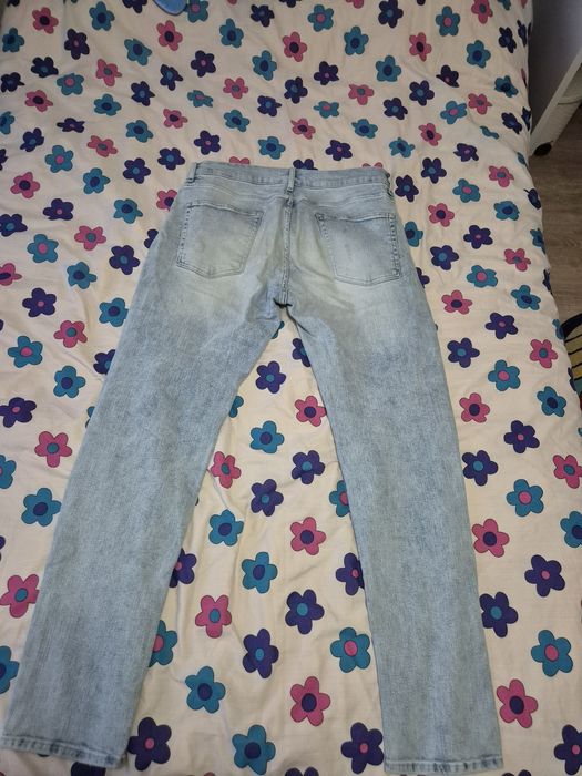 Blugi albaștri, Zara mărimea 46,foarte puțin folosit