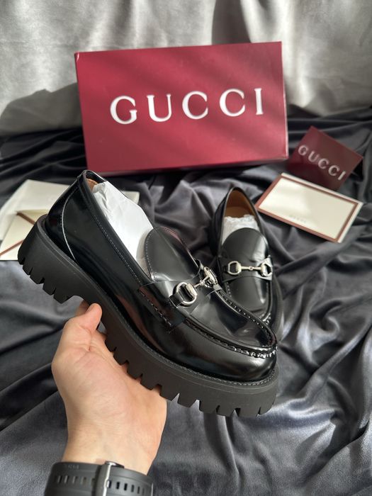 Mocasini Ghete Gucci Loafers Horsebit size 40