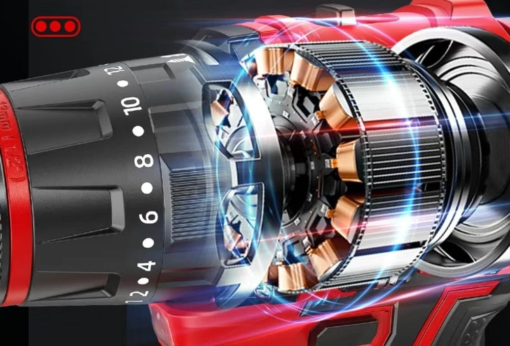 Мощный ударный шуруповёрт перфоратор