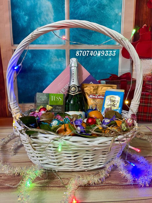 Подарки боксы коробки корзины