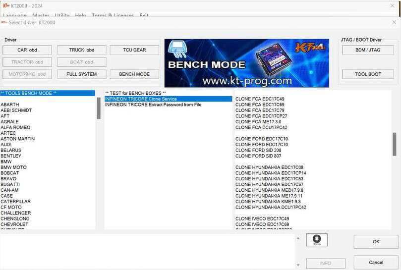 2026 KT200 II ECU програматор ОФЛАЙН Версия + VR OBD/BENCH/BOOT