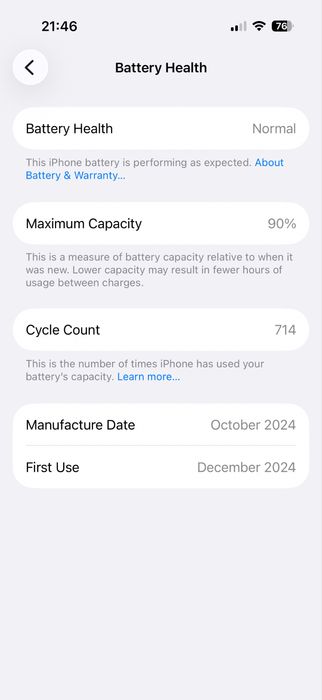 Iphone 16 pro, 128GB