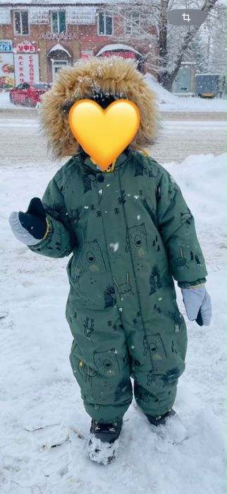Детский зимний комбенизон .