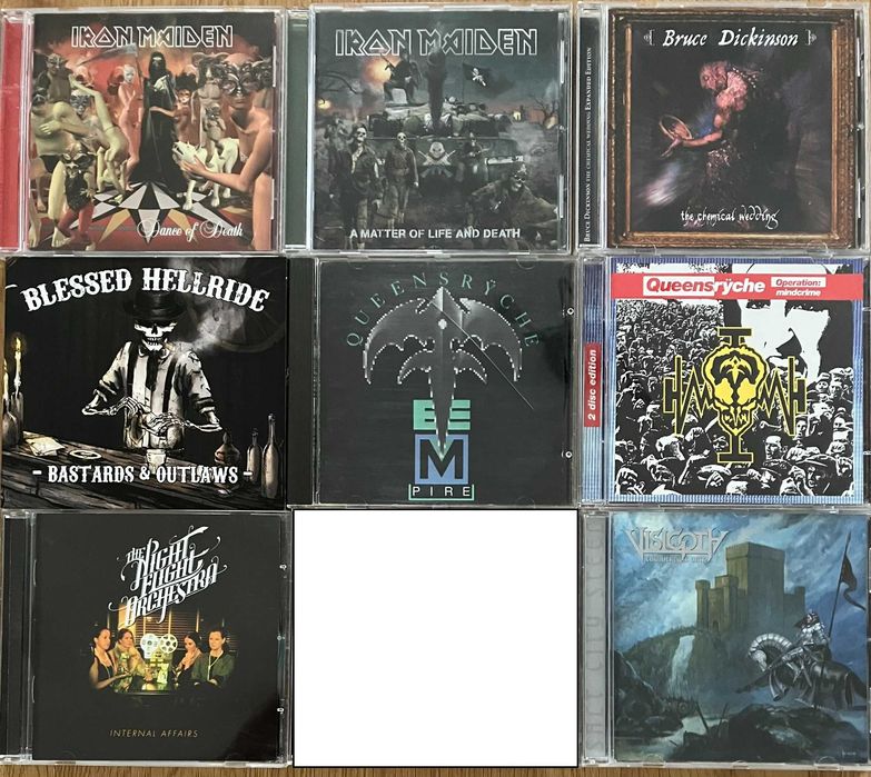 Рок, метъл, готик оригинални дискове CD metal 1. НАМАЛЕНИ ЦЕНИ.