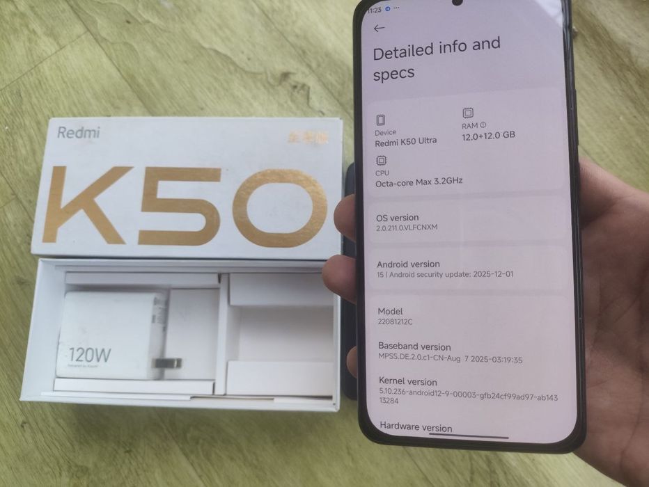 Redmi K50 Ultra 12+12/256gb