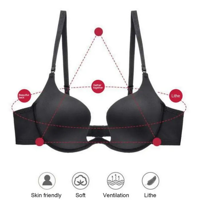 Бюстгалтер с пушапом для одежды с открытой спиной