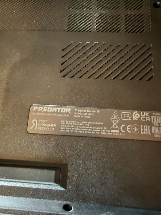Acer Predator Helios 16 I9 14900HX RTX 4080