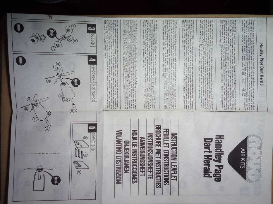 Сборная модель самолета Dart Herald (НОВО, 1:72). РАРИТЕТ. РЕДКОСТЬ!!