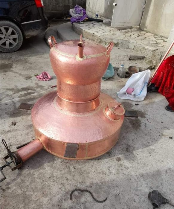 Vand cazane de tuica din cupru alimentar capacitate de 210l