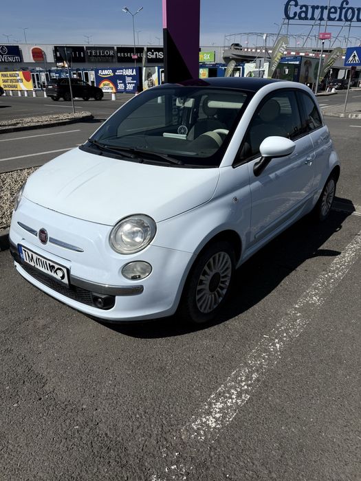 Fiat 500 baby blue
