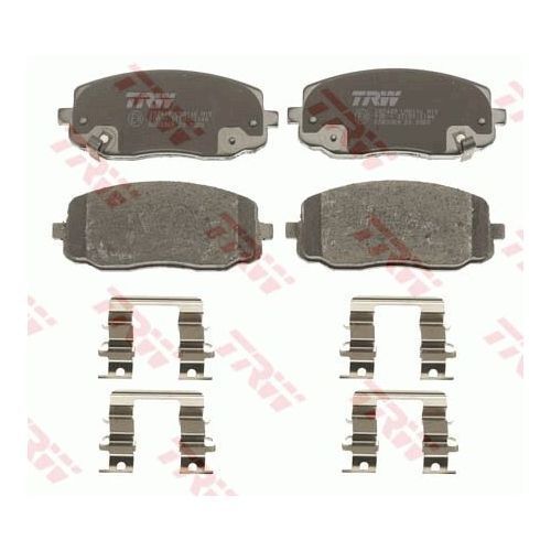 Set placute frana punte fata Trw GDB3369, Hyundai I10, 2008-2018, Hyundai I20 2008-2015, Kia Picanto 2004-2012