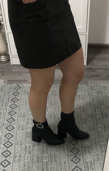 Botine Topshop, piele naturala, 36