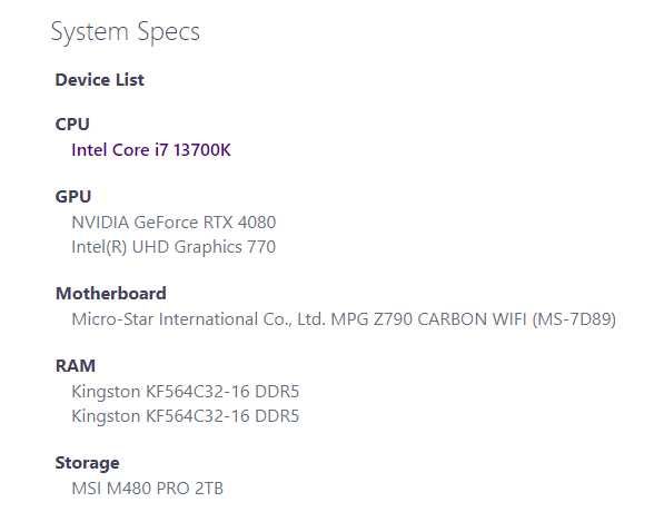 Геймърски компютър с RTX 4080, i7-13700K, 32GB RAM