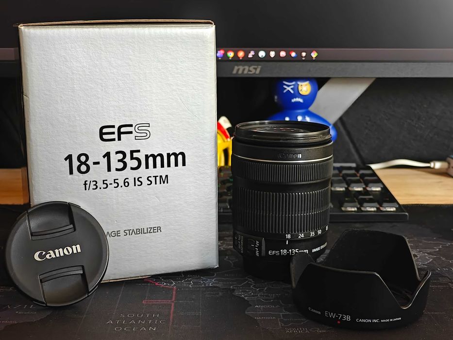 Обектив Canon EFS 18-135 IS STM