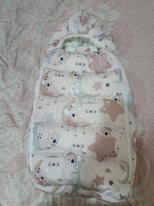 Для девочек зимний комбез конверт 2в 1