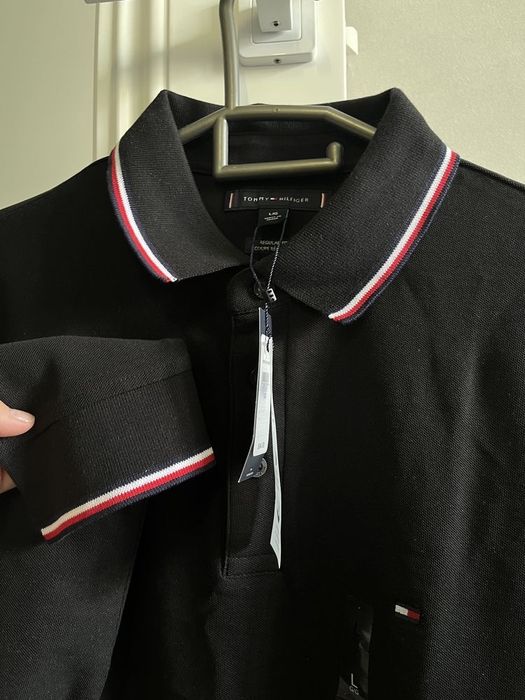 Поло Tommy Hilfiger с длинным рукавом