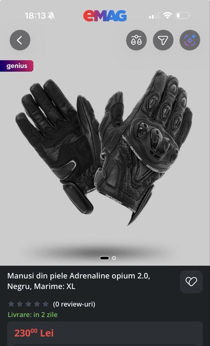 Manusi Moto XL Adrenaline opium 2.0