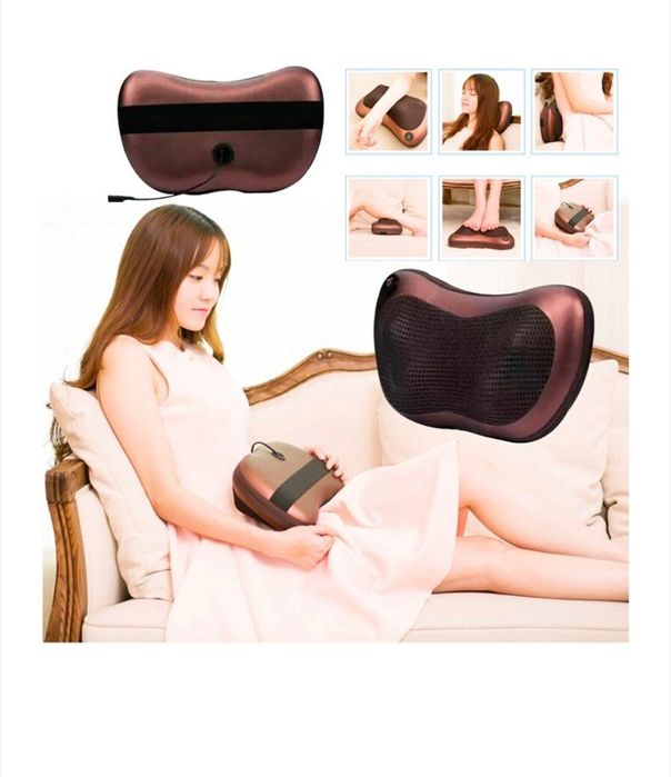 Perna cu masaj pentru gat si spate, functie de incalzire, 20W