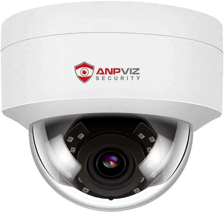 Cameră Supraveghere Anpviz 4K HD POE IP Dome, 8MP, IR, Microfon