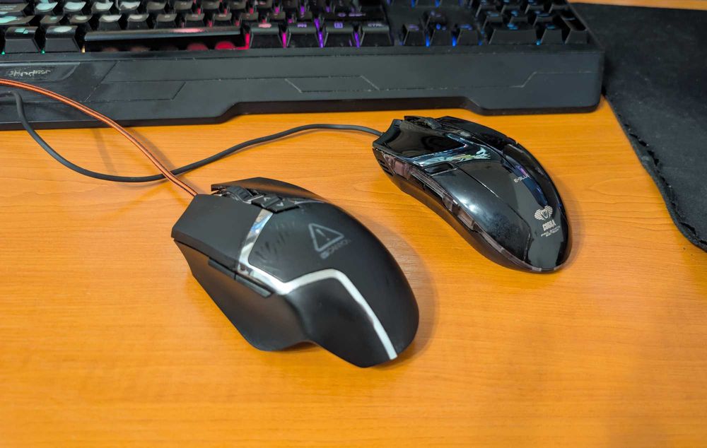 2x Mouse Optic Gaming USB, cu fir, DPI 4800