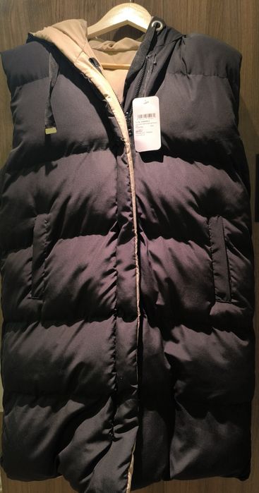 Двулицев елек с качулка