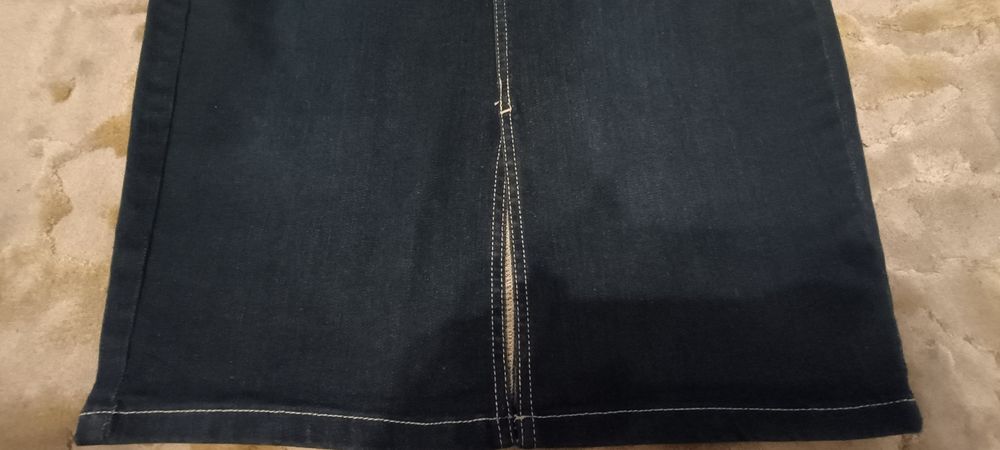 Fusta midi jeans elastica Lee Cooper, măsura M, impecabila