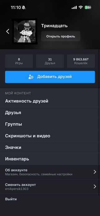 Steam профиль/faceit