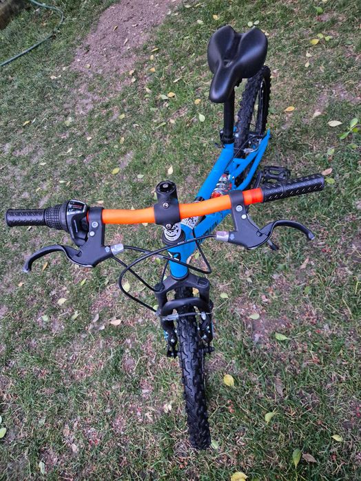 Bicicleta copii 20" B'twin Racing Boy full suspension 7 viteze