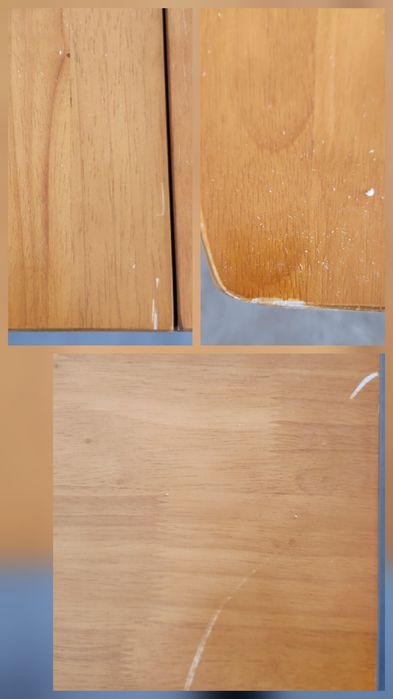 NOU Masă bucătărie extensibilă 100-130cm "TOMS", maro închis