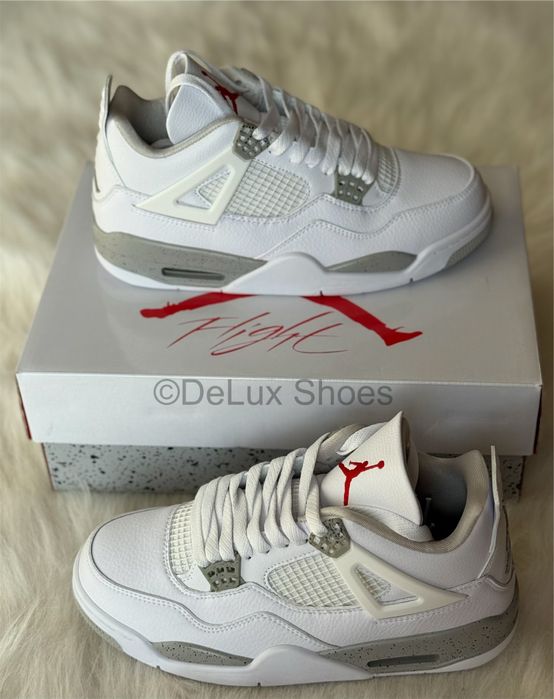 Jordan 4 Retro Oreo White Air Grey