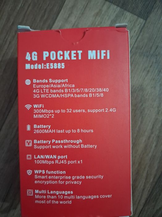 4G Pocket mifi wifi
